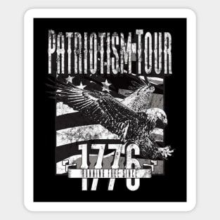 Patriotism Tour Black and white Sticker